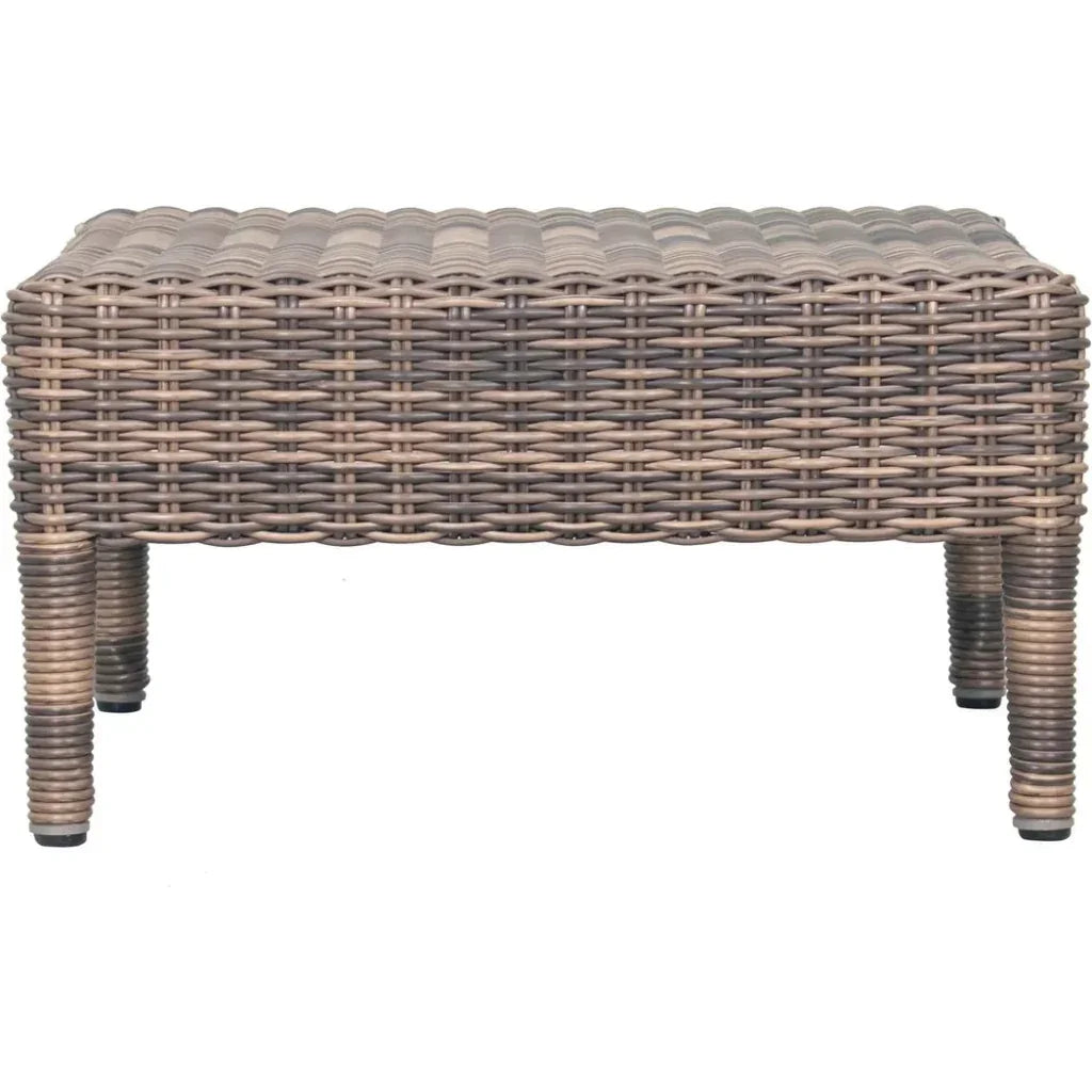 Seasonal Living Leeward Ottoman - Grey Outdoor Ottoman
