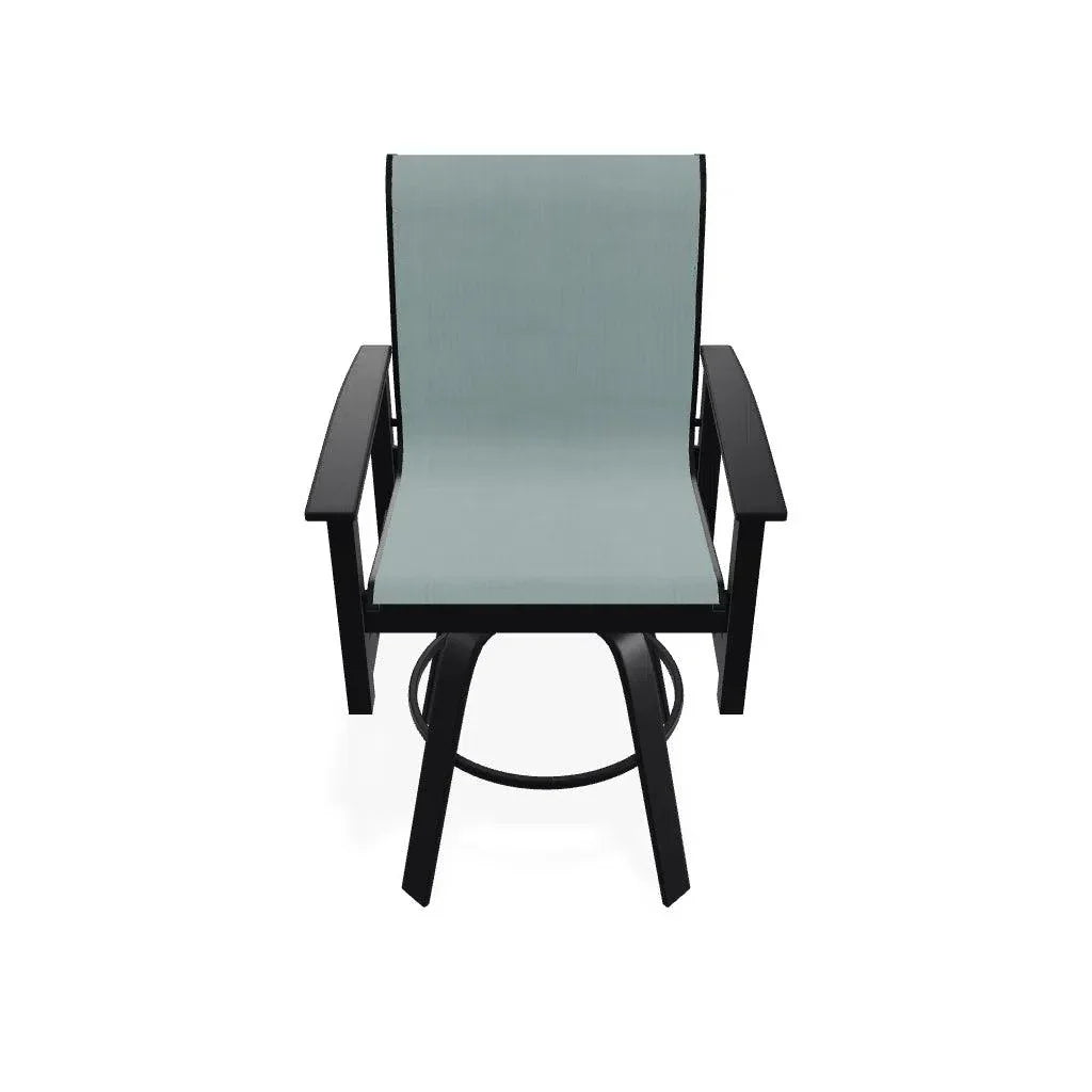 Leeward Swivel Barstool Marine Grade Polymer - LOOMLAN - Telescope - Outdoor Bar Stools