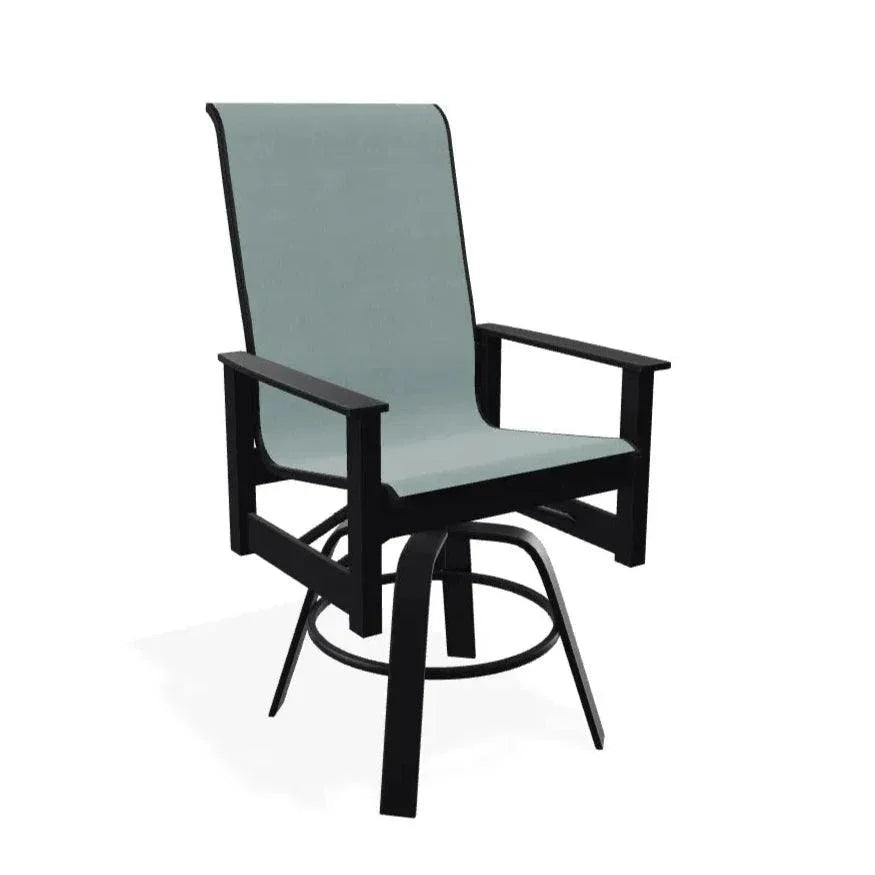 Telescope Leeward Swivel Marine Grade Polymer Arm Chair