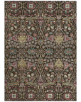LOOMLAN Rugs Leon Brown Washable Indoor-Outdoor Rug