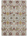 LOOMLAN Rugs Leon Ivory Washable Indoor-Outdoor Rug