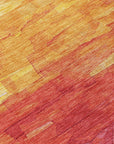 LOOMLAN Rugs Lethrae Pink Washable Indoor-Outdoor Rug