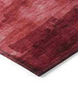 LOOMLAN Rugs Lethrae Pink Washable Indoor-Outdoor Rug