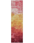 LOOMLAN Rugs Lethrae Pink Washable Indoor-Outdoor Rug