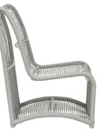 Miami Aluminum Armless Outdoor Club Chair