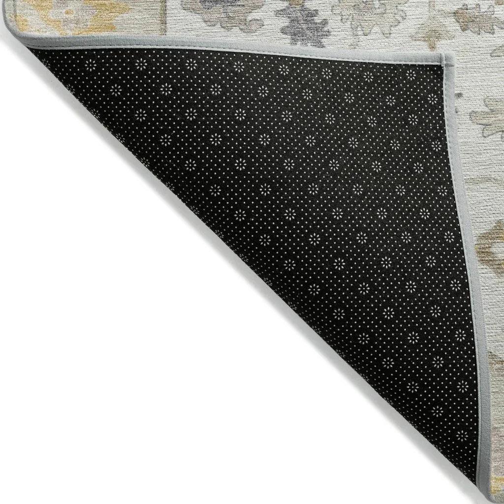 LOOMLAN Rugs Lidia Brown Washable Indoor-Outdoor Rug