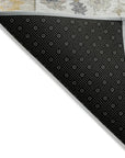 LOOMLAN Rugs Lidia Brown Washable Indoor-Outdoor Rug