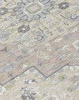 LOOMLAN Rugs Lidia Ivory Washable Indoor-Outdoor Rug
