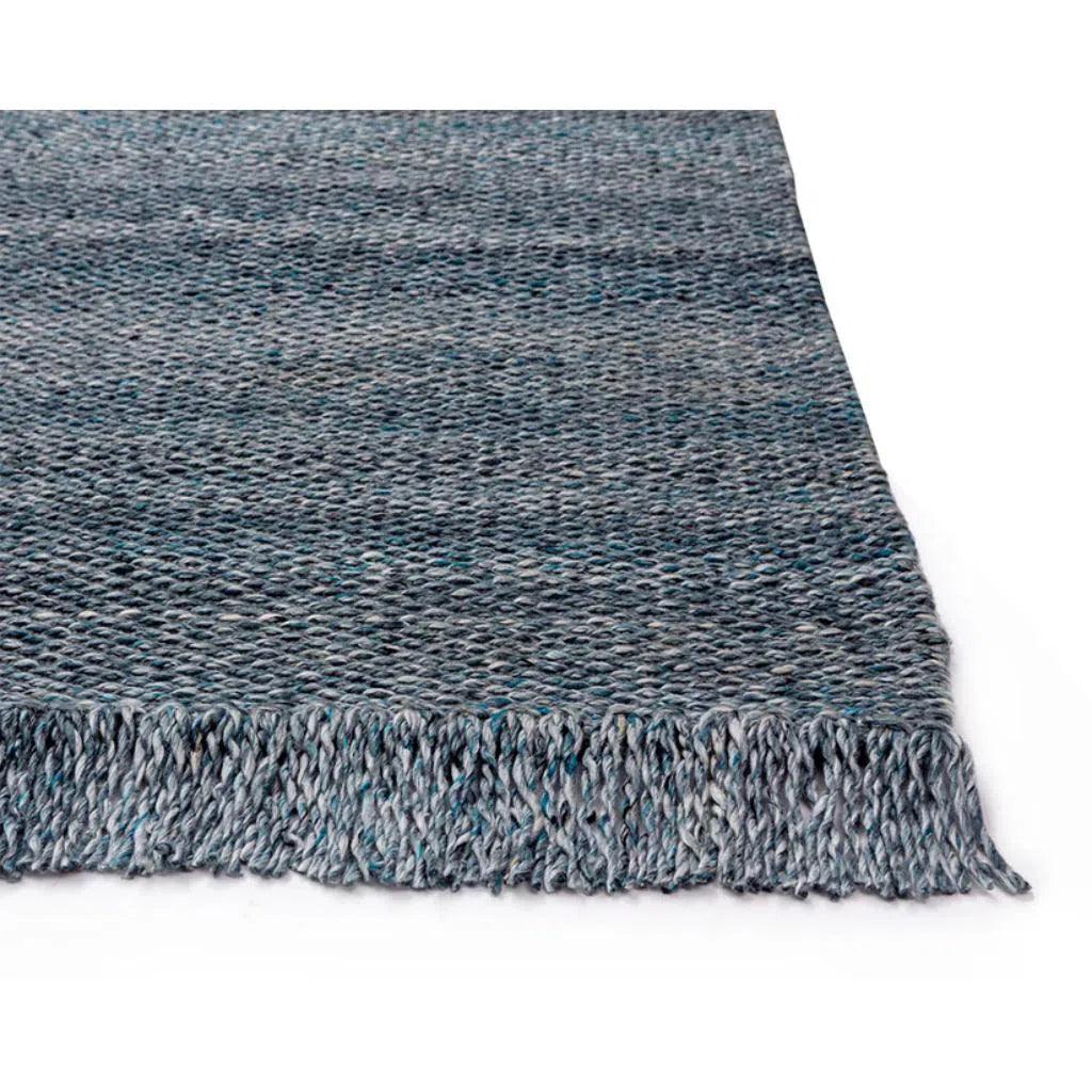 SUNPAN Lindau Hand-Woven Outdoor Teal Rug