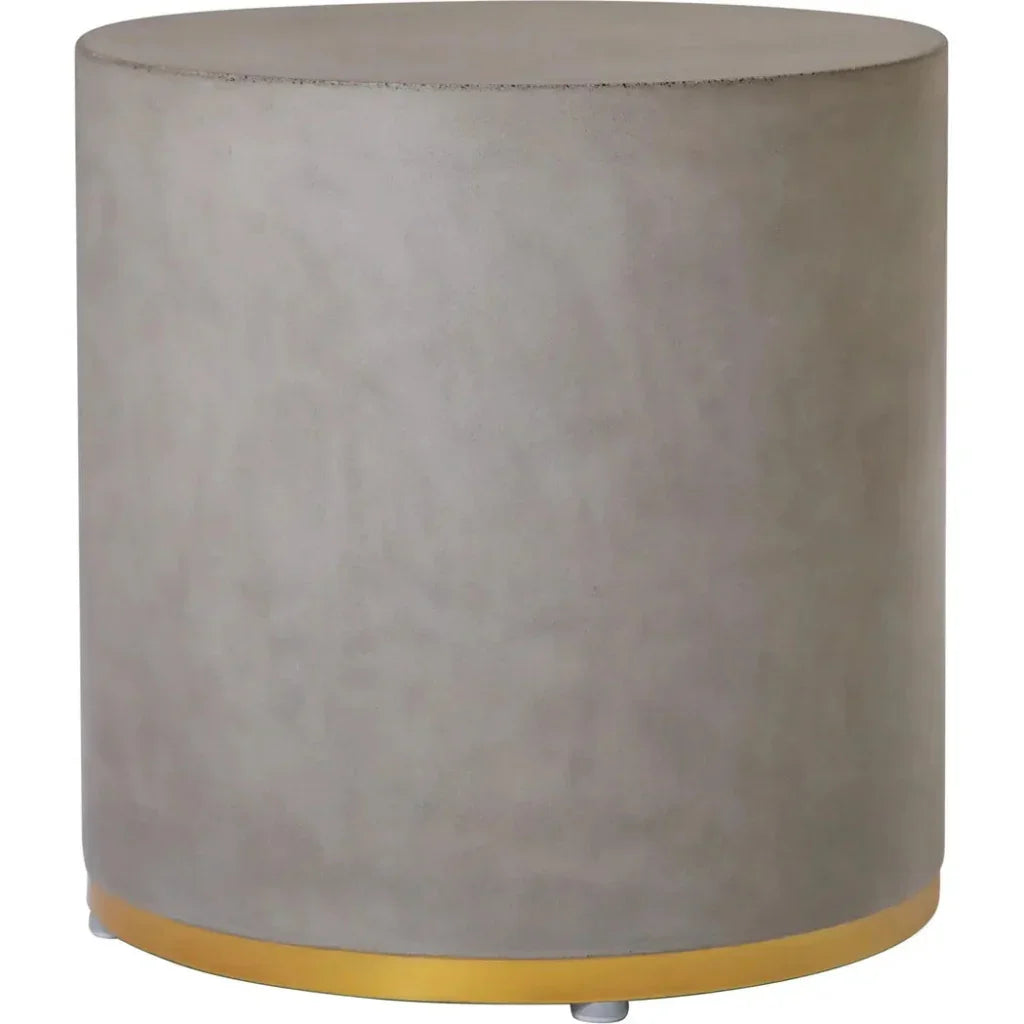 Seasonal Living Linea Ring Accent Table Set - Gold Outdoor End Tables