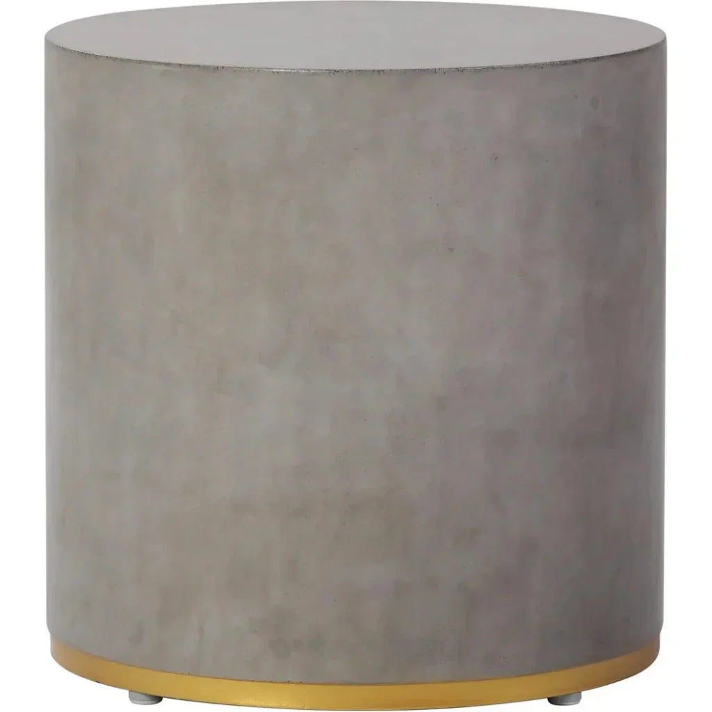 Seasonal Living Linea Ring Accent Table Set - Gold Outdoor End Tables