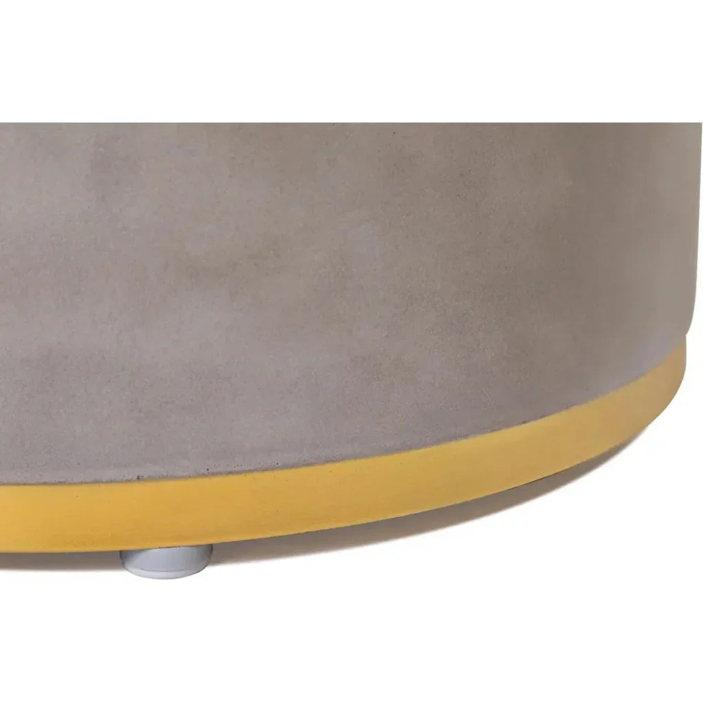 Seasonal Living Linea Ring Accent Table Set - Gold Outdoor End Tables