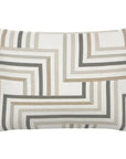 Linework Dove Handmade Outdoor Pillow - LOOMLAN - Earnest Collection - Outdoor Pillows