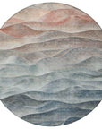 LOOMLAN Rugs Linover Teal Washable Indoor-Outdoor Rug