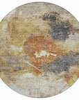 LOOMLAN Rugs Linta Brown Washable Indoor-Outdoor Rug