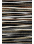 LOOMLAN Rugs Liora Black Washable Indoor-Outdoor Rug