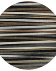 LOOMLAN Rugs Liora Black Washable Indoor-Outdoor Rug