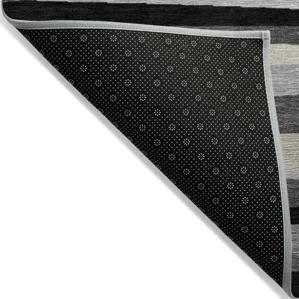 LOOMLAN Rugs Liora Gray Washable Indoor-Outdoor Rug