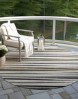 LOOMLAN Rugs Liora Gray Washable Indoor-Outdoor Rug