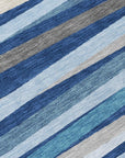 LOOMLAN Rugs Liora Navy Washable Indoor-Outdoor Rug