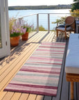 LOOMLAN Rugs Liora Pink Washable Indoor-Outdoor Rug
