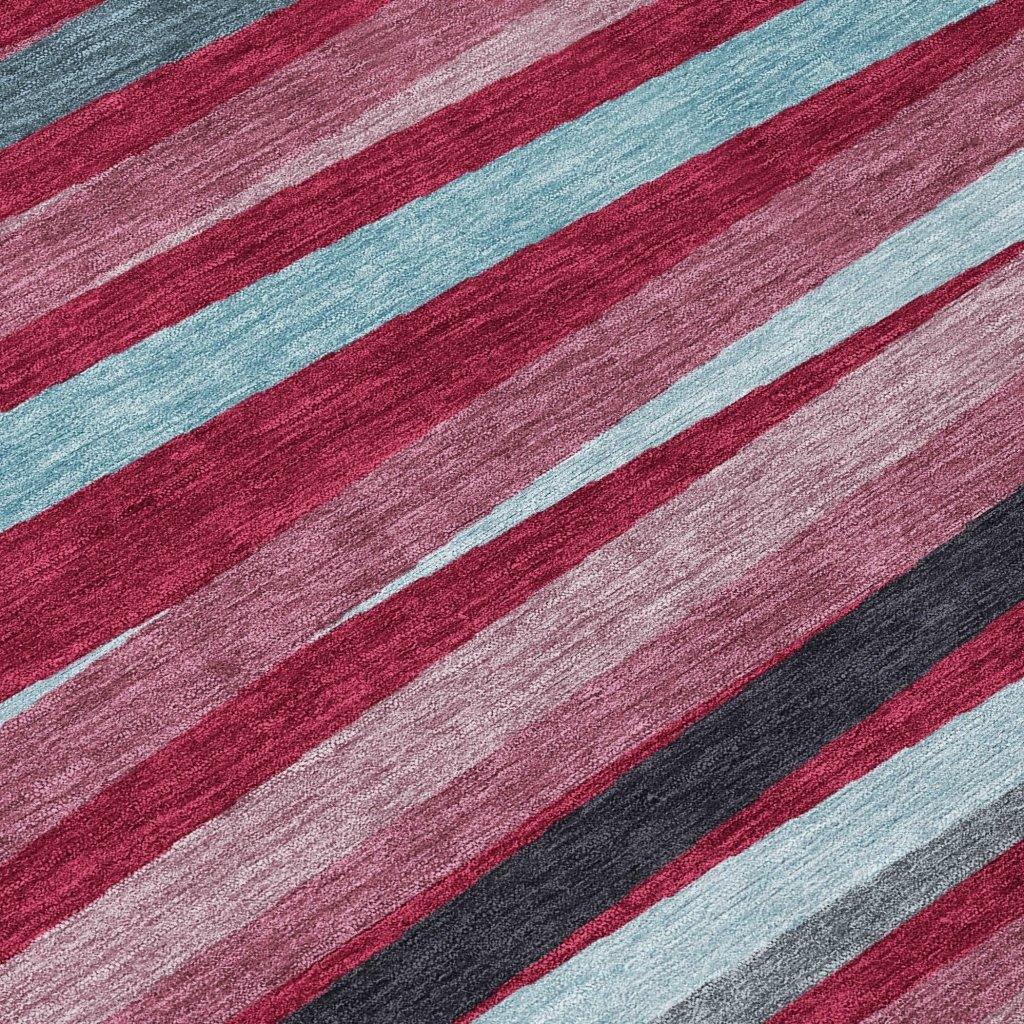 LOOMLAN Rugs Liora Red Washable Indoor-Outdoor Rug