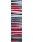 LOOMLAN Rugs Liora Red Washable Indoor-Outdoor Rug