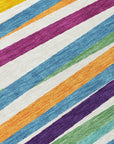 LOOMLAN Rugs Liora White Washable Indoor-Outdoor Rug