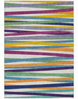 LOOMLAN Rugs Liora White Washable Indoor-Outdoor Rug