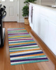 LOOMLAN Rugs Liora White Washable Indoor-Outdoor Rug