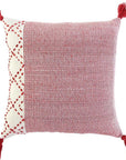 LOOMLAN Lois Outdoor Throw Pillow With Tassels