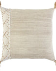 LOOMLAN Lois Outdoor Throw Pillow With Tassels