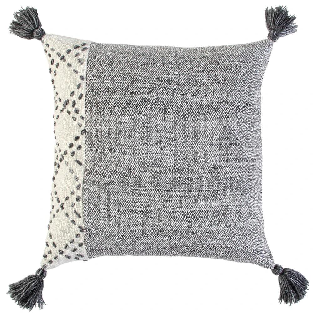 LOOMLAN Lois Outdoor Throw Pillow With Tassels