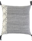 LOOMLAN Lois Outdoor Throw Pillow With Tassels