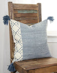 LOOMLAN Lois Outdoor Throw Pillow With Tassels