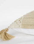 LOOMLAN Lois Outdoor Throw Pillow With Tassels