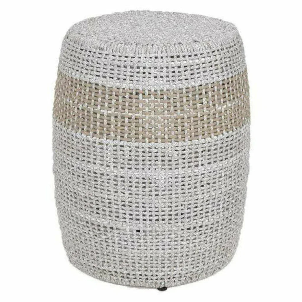 Loom Accent Table Taupe Rope - LOOMLAN - Essentials For Living - Garden Stools