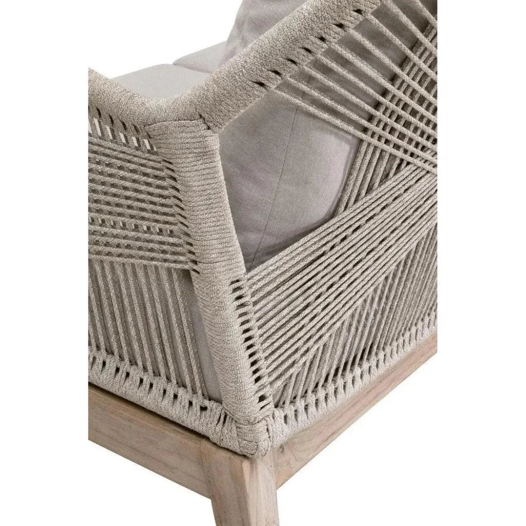 Loom Outdoor 79&quot; All Weather Patio Rope Sofa Cushions - LOOMLAN - Essentials For Living - Outdoor Sofas &amp; Loveseats