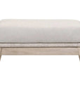 Loom Outdoor Footstool Rope Wood Frame - LOOMLAN - Essentials For Living - Outdoor Ottomans