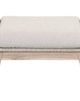 Loom Outdoor Footstool Rope Wood Frame - LOOMLAN - Essentials For Living - Outdoor Ottomans