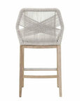 Loom Outdoor Rope Barstool Taupe Rope Wood - LOOMLAN - Essentials For Living - Outdoor Bar Stools