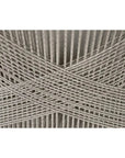Loom Outdoor Rope Club Chair Gray Teak Wood - LOOMLAN - Essentials For Living - Outdoor Lounge Chairs