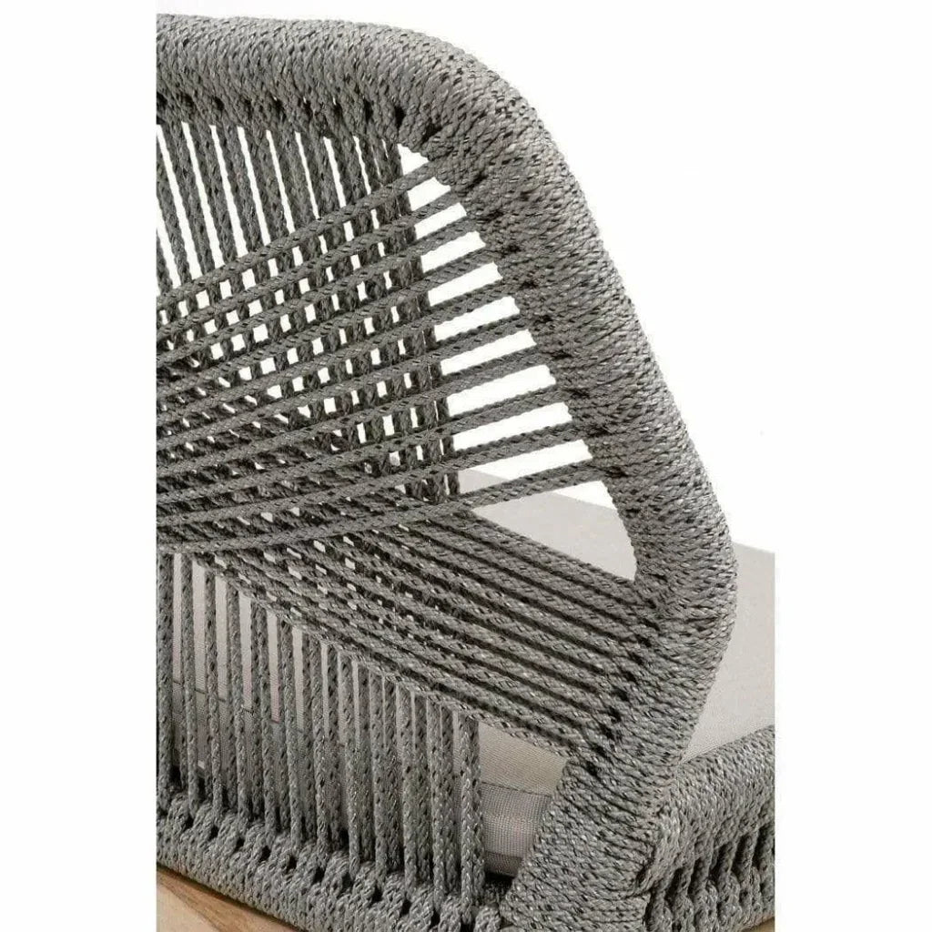 Loom Outdoor Rope Counter Stool Platinum Rope Wood - LOOMLAN - Essentials For Living - Outdoor Counter Stools