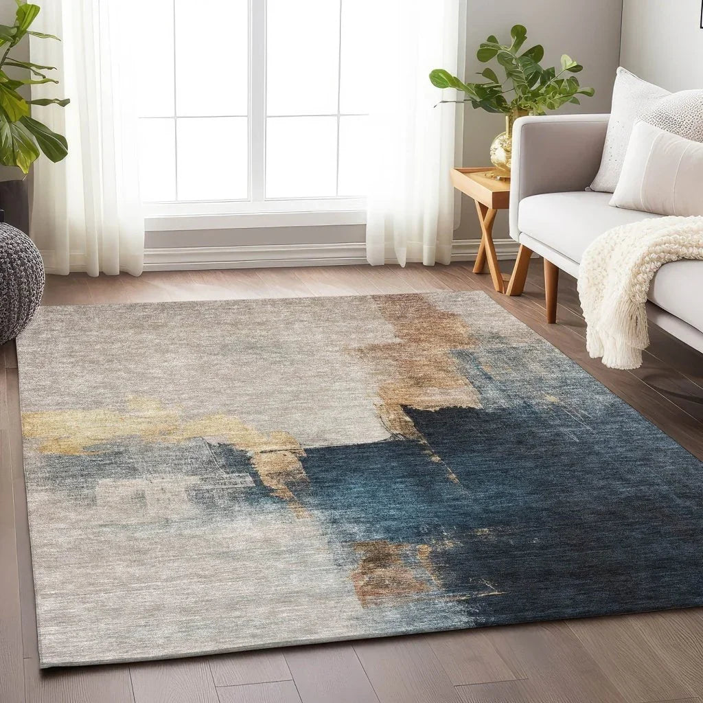 LOOMLAN Rugs Looma Brown Washable Indoor-Outdoor Rug
