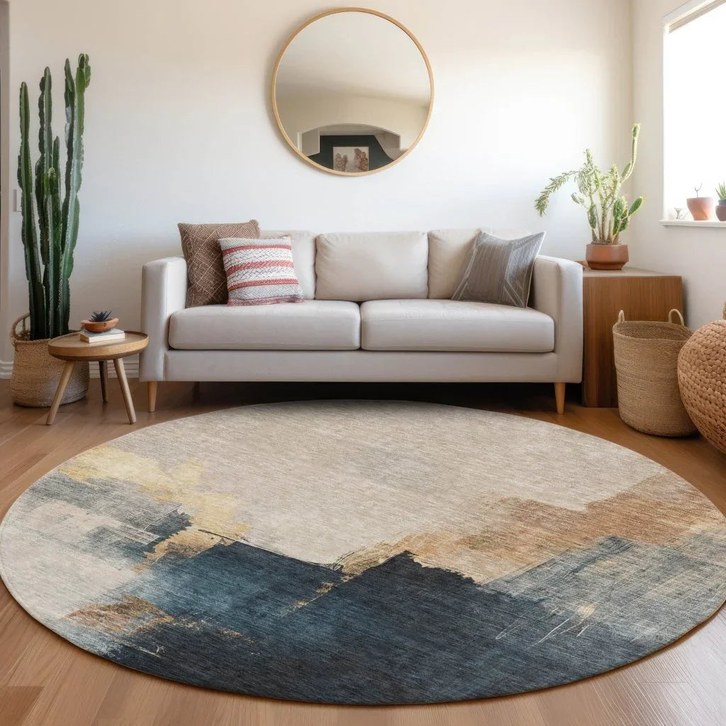 LOOMLAN Rugs Looma Brown Washable Indoor-Outdoor Rug