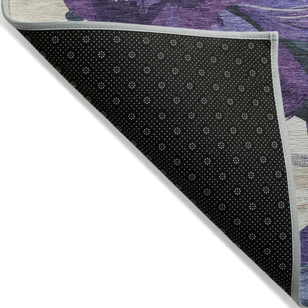 LOOMLAN Rugs Loomara Purple Washable Indoor-Outdoor Rug