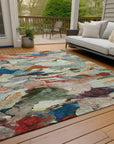 LOOMLAN Rugs Loomari Green Washable Indoor-Outdoor Rug