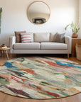 LOOMLAN Rugs Loomari Green Washable Indoor-Outdoor Rug