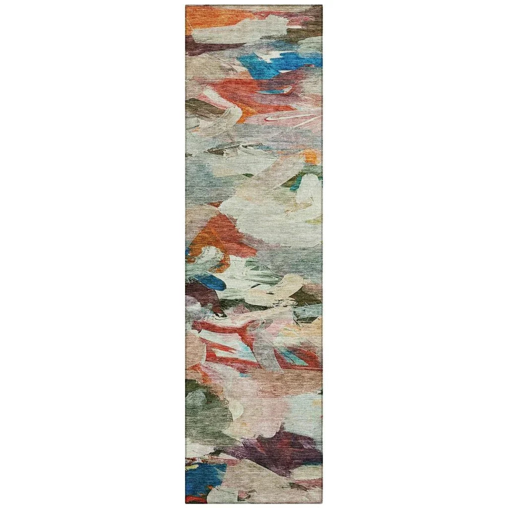 LOOMLAN Rugs Loomari Green Washable Indoor-Outdoor Rug