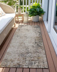 LOOMLAN Rugs Loomelle Ivory Washable Indoor-Outdoor Rug